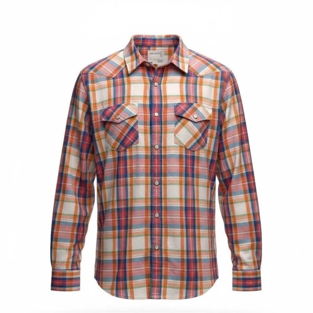 Classic Plaid Button-Down Shirt for Men